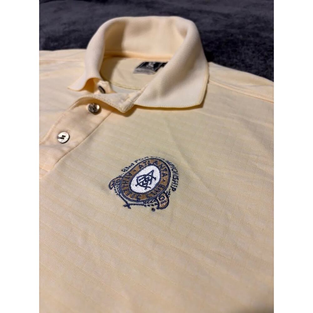 Vintage Y2K 2001 PGA Championship Atlanta Athletic Club Golf Polo Shirt Medium